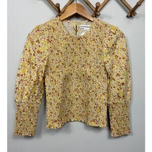 New Meadows Rose Top Vintage Country Floral Size 2